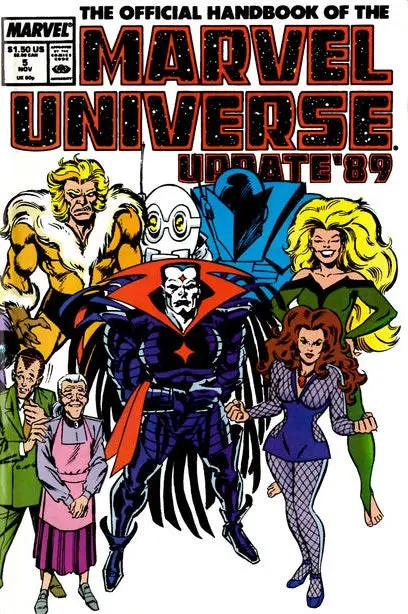 The Official Handbook Of The Marvel Universe: Update '89 #5 Fn 1