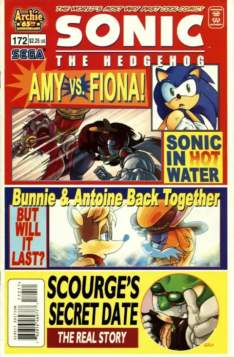 Sonic The Hedgehog (Vol 3) #172 Vf 1