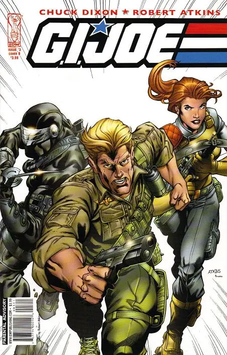 G.I. Joe (2008) #3 Cover B Robert Atkins Variant Nm 1