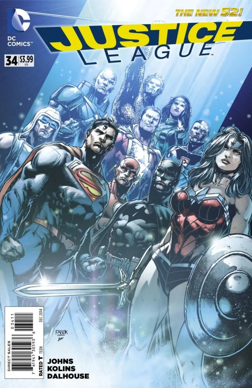 Justice League (Vol 2) #34 Vf 1