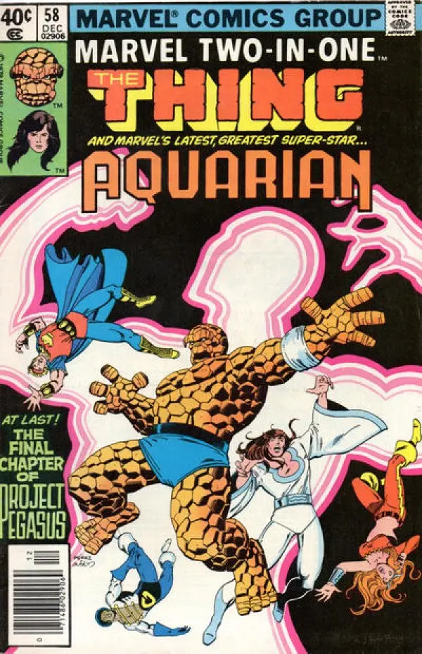 Marvel Two-In-One Featuring Thing And Aquarian (Vol 1) #58 Fn 1