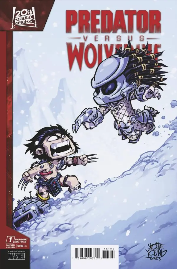 Predator Vs. Wolverine (Vol 1) #1 Skottie Young Variant Nm 1