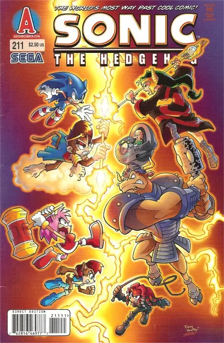 Sonic The Hedgehog (Vol 3) #211 Vg/Fn 1