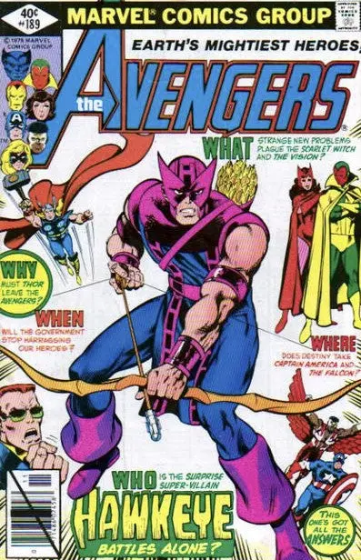 The Avengers (Vol 1) #189 Vf 1