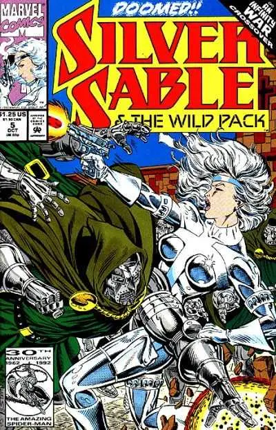 Silver Sable And The Wild Pack (Vol 1) #5 Nm 1