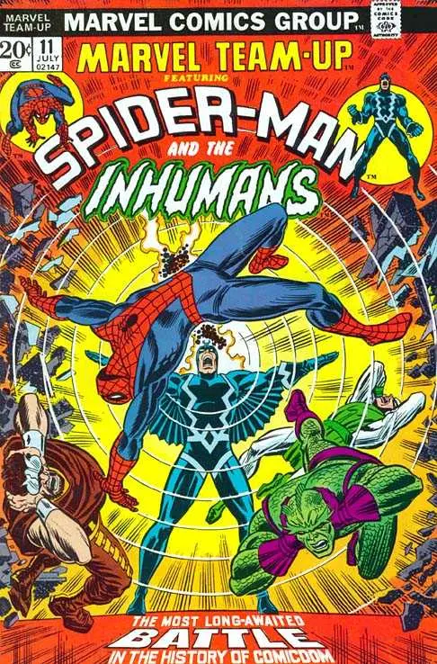 Marvel Team-Up Featuring Spider-Man And The Inhumans #11 Gd 1