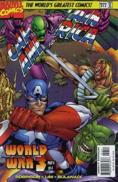 Captain America (Vol 2) #13 Vf 1