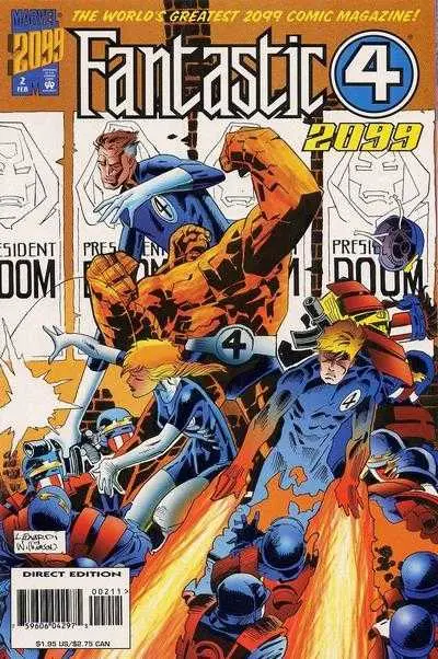 Fantastic Four 2099 (Vol 1) #2 Nm 1
