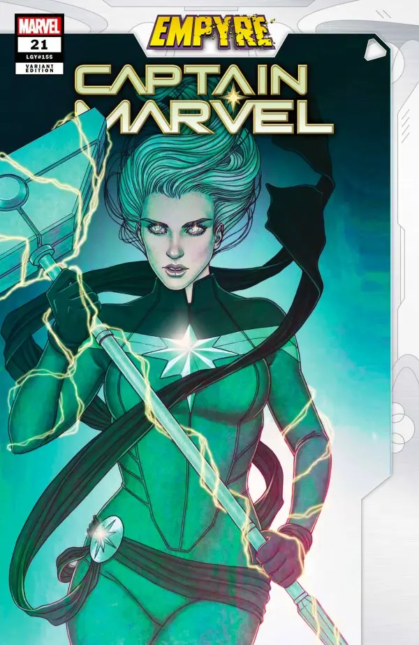 Captain Marvel (Vol 10) #21 Frison Empyre Variant Nm 1