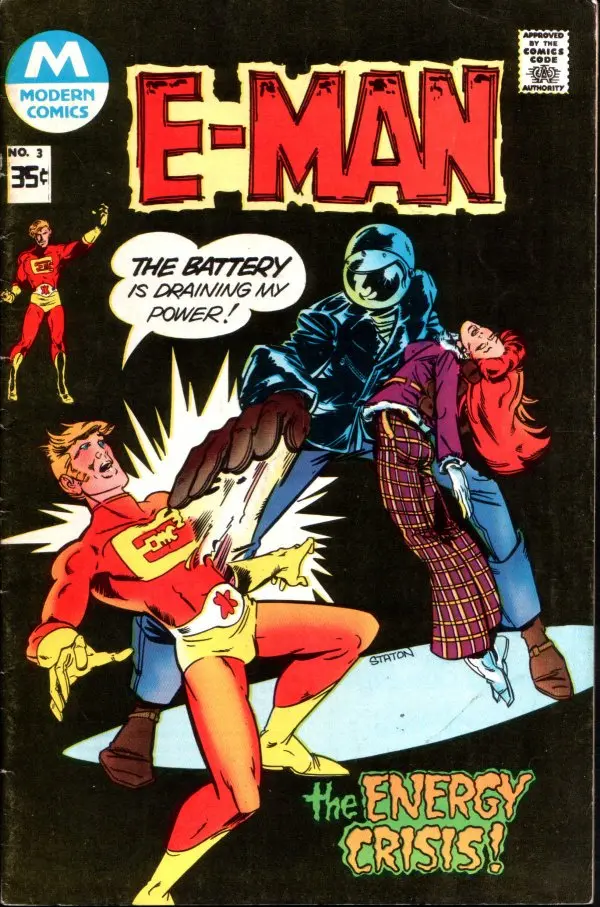 E-Man (Vol 1) #3 1974 Edition Vg 1
