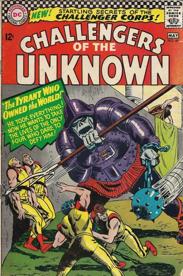 Challengers Of The Unknown (Vol 1) #49 Fn 1