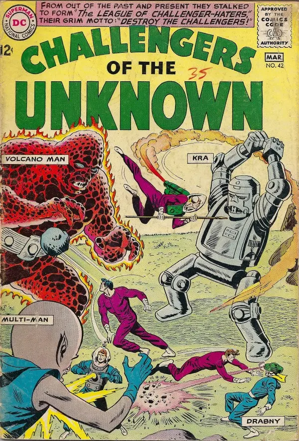 Challengers Of The Unknown (Vol 1) #42 Gd 1
