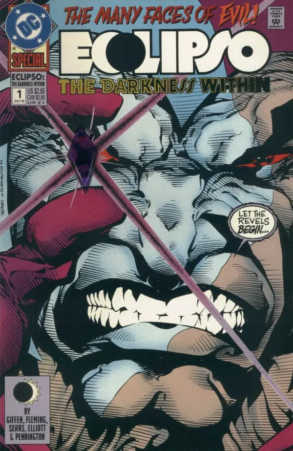 Eclipso: The Darkness Within (Vol 1) #1-2 Complete Set Vf 1