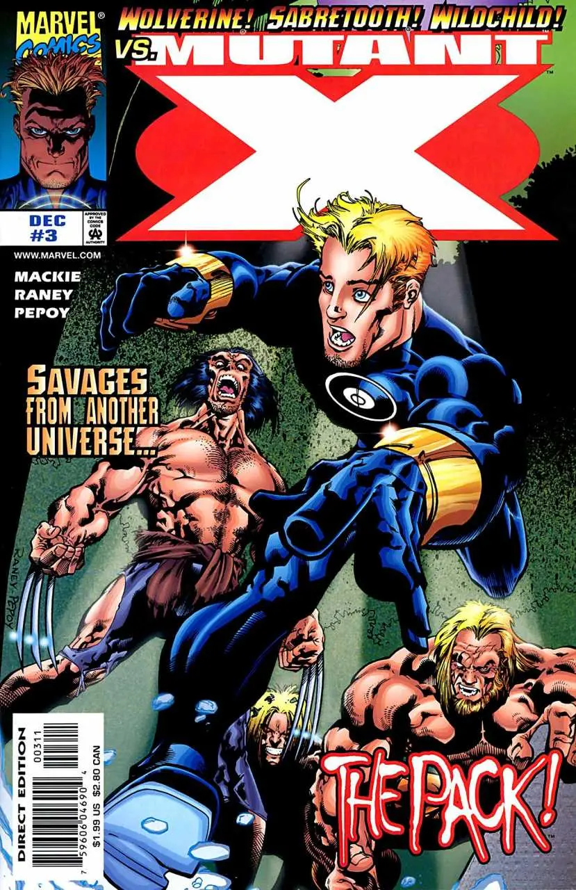 Mutant X (Vol 1) #3 Nm 1