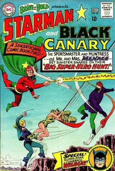 The Brave And The Bold Presents Starman And Black Canary (Vol 1) #62 Vg 1