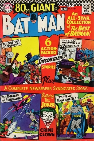 Batman (Vol 1) #187 Vg 1
