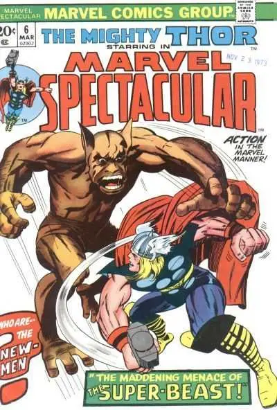 Marvel Spectacular Starring The Mighty Thor (Vol 1) #6 Vg 1