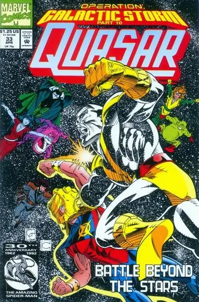 Quasar (Vol 1) #33 Vf 1