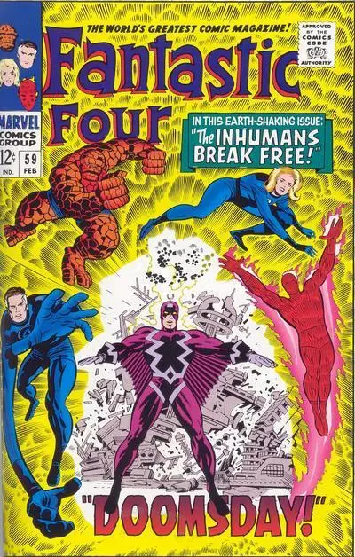 Fantastic Four (Vol 1) #59 Gd 1