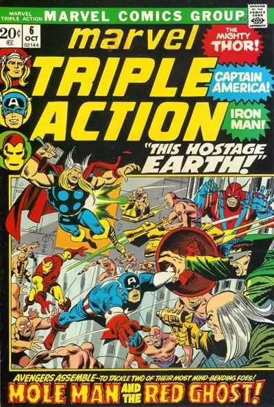 Marvel Triple Action Thor, Captain America, Iron Man (Vol 1) #6 Fn 1
