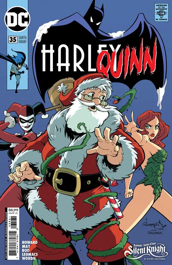 Harley Quinn (Vol 4) #35 Cover C Jon Sommariva Santa Card Stock Variant Nm 1