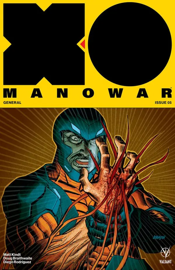 X-O Manowar (Vol 4) #5 Cover B Johnson Nm 1