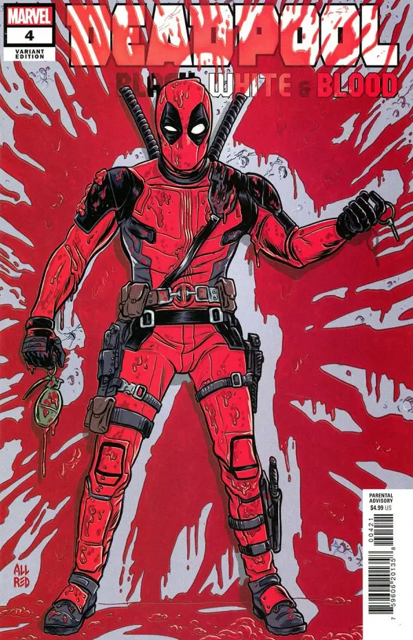 Deadpool: Black, White & Blood (Vol 1) #4 (Of 4) Allred Variant Nm 1