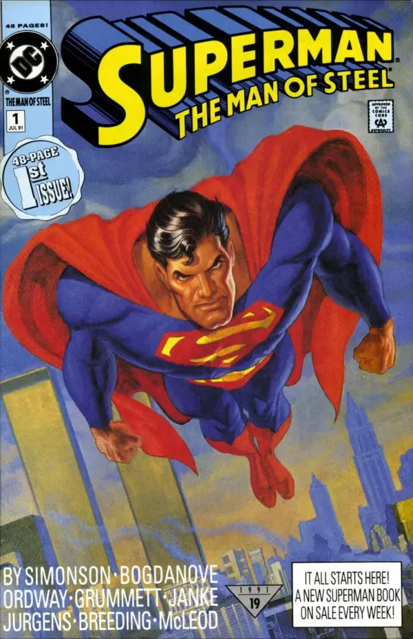 Superman: The Man Of Steel (Vol 1) #1 Vf 1