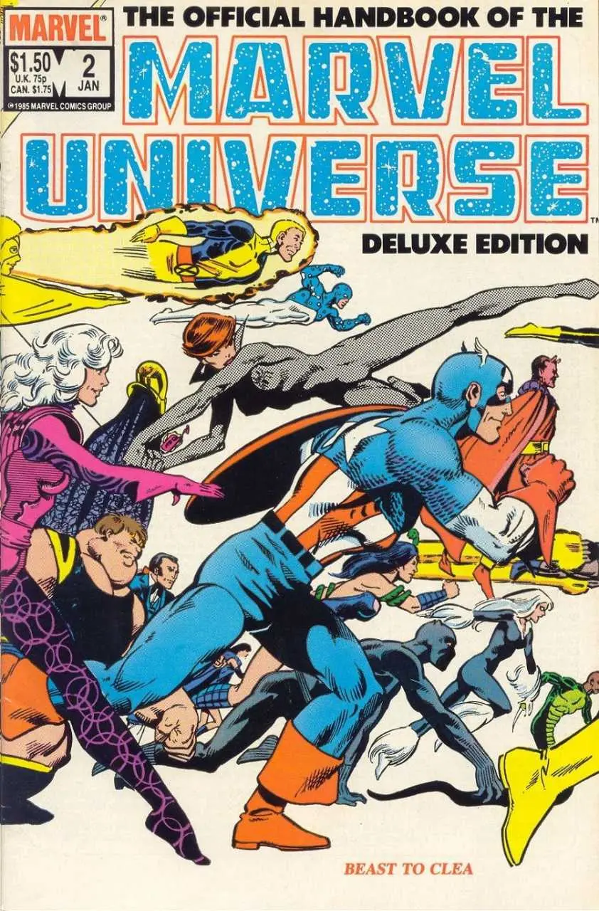The Official Handbook Of The Marvel Universe: Deluxe Edition (Vol 1) #2 Fn 1