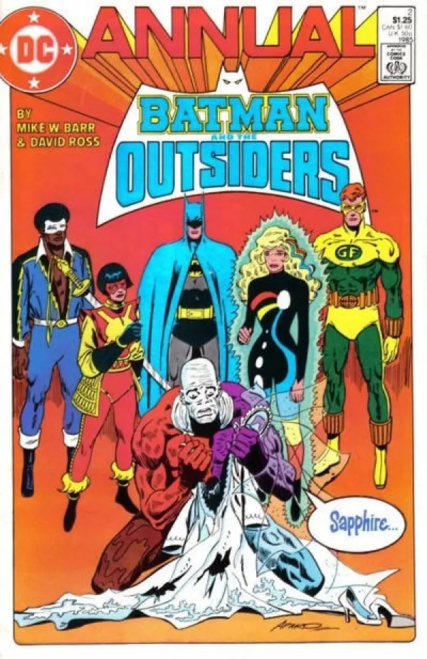 Batman And The Outsiders Annual (Vol 1) #2 Vf 1