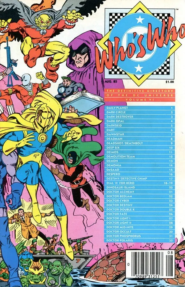 Who's Who: The Definitive Directory Of The Dc Universe 1985 #6 Nm 1
