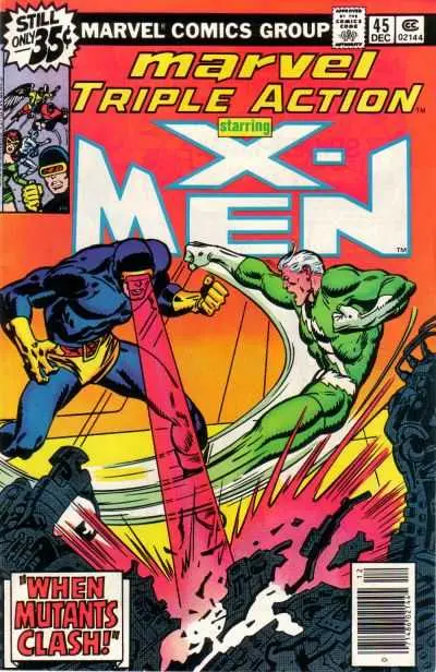 Marvel Triple Action Starring The X-Men (Vol 1) #45 Vf 1
