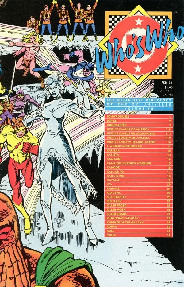 Who's Who: The Definitive Directory Of The Dc Universe 1985 #12 Nm 1