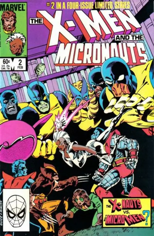 The X-Men And The Micronauts #1-4 Complete Set Nm 2