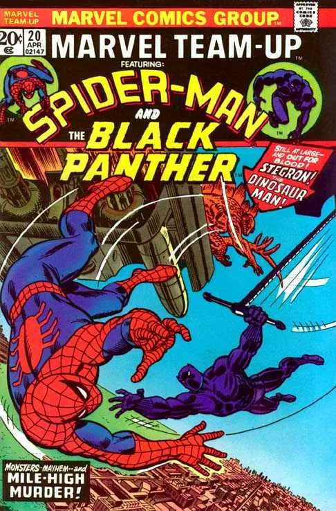 Marvel Team-Up... Featuring Spider-Man And Black Panther (Vol 1) #20 Vf 1