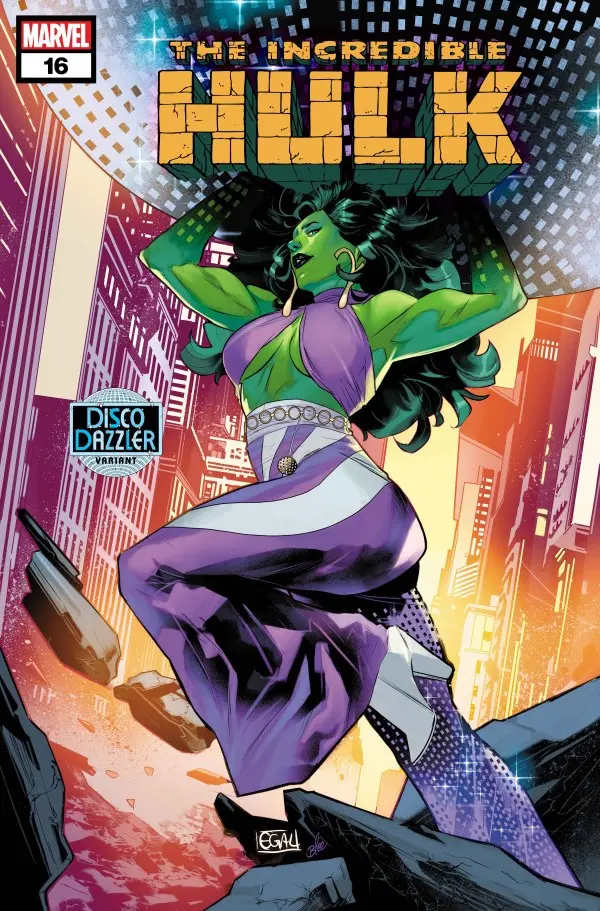 Incredible Hulk (Vol 7) #16 Edwin Galmon Disco Dazzler Var Nm 1