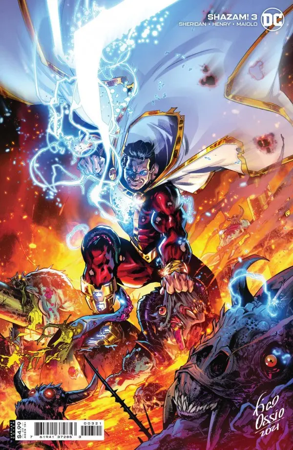Shazam! (Vol 4) #3 Cover B Ossio Card Stock Variant Nm 1