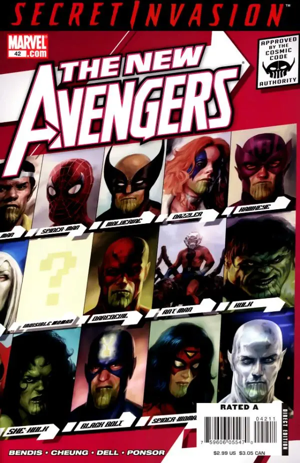 The New Avengers #42 (Vol 1) Nm 1