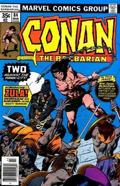 Conan The Barbarian (Vol 1) #84 Vg/Fn 1