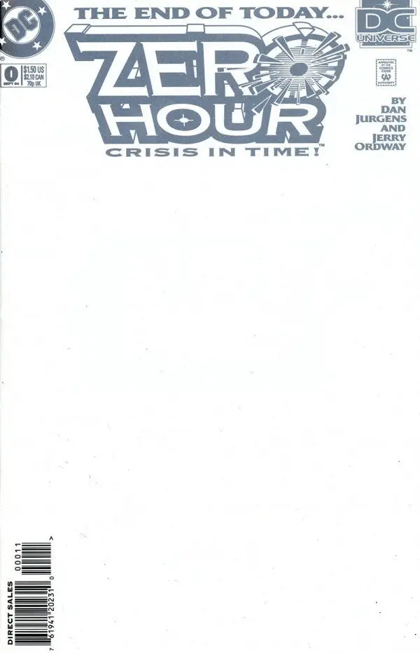 Zero Hour (Vol 1) #0-4 Complete Set Vf 1