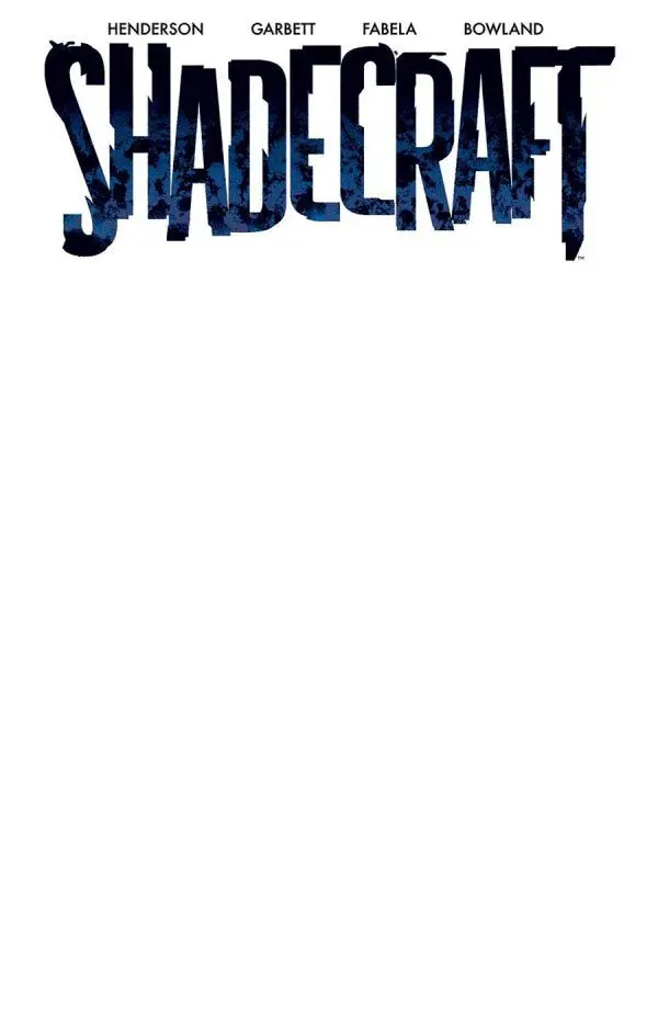 Shadecraft (Vol 1) #1 Blank Cover Nm 1