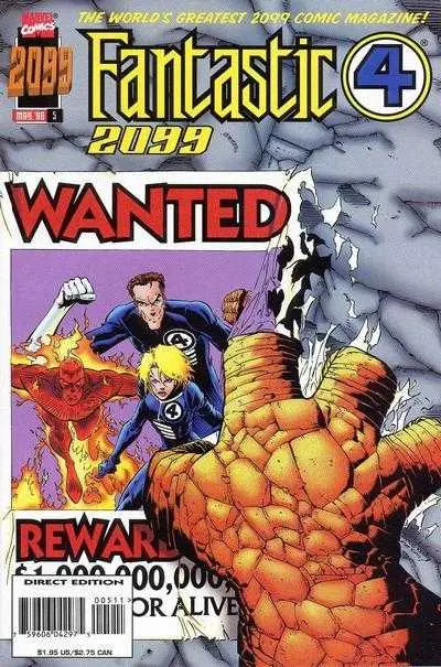 Fantastic Four 2099 (Vol 1) #5 Vf 1