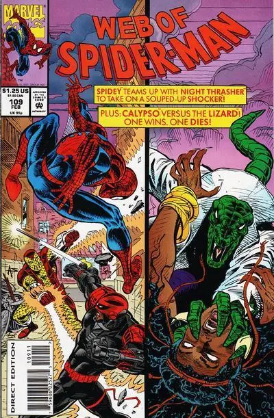 Web Of Spider-Man (Vol 1) #109 Vf 1