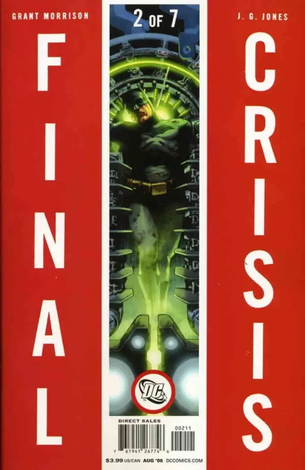 Final Crisis (Vol 1) #2 (Of 7) J. G. Jones Sliver Variant Vf 1