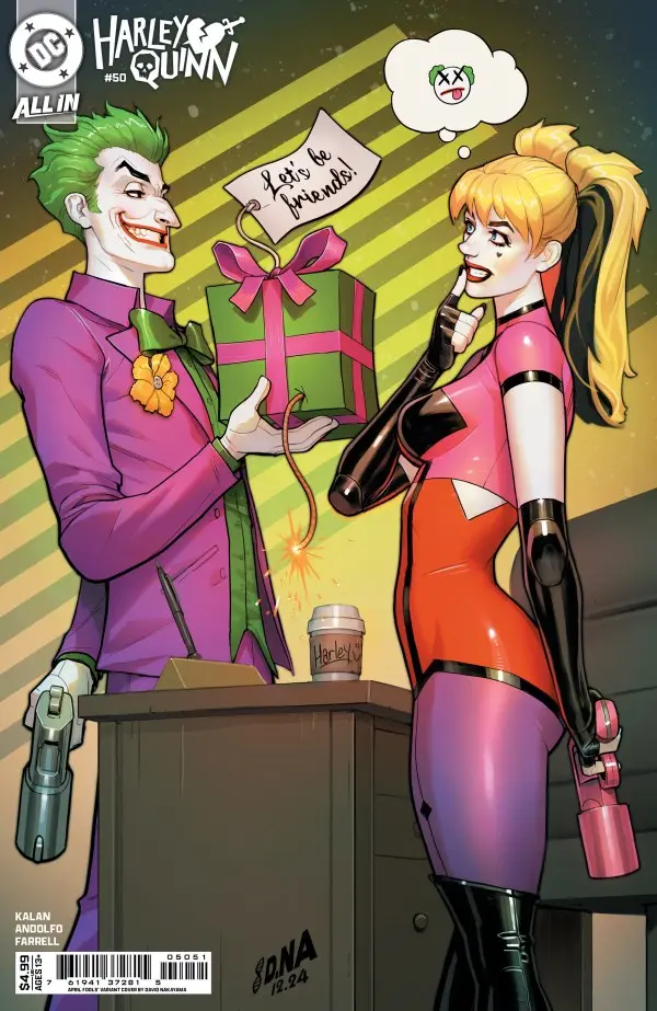Harley Quinn (Vol 4) #50 Cover D David Nakayama April Fools Variant Nm 1
