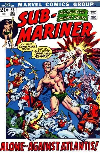 Sub-Mariner (Vol 1) #56 Vf 1