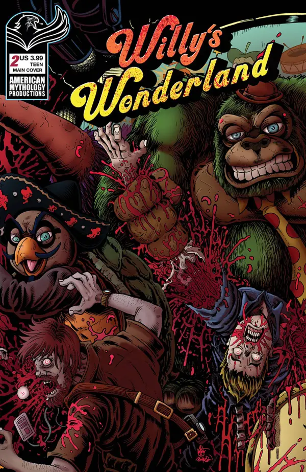 Willy's Wonderland Prequel #1-4 Complete Set #2 Nm 2