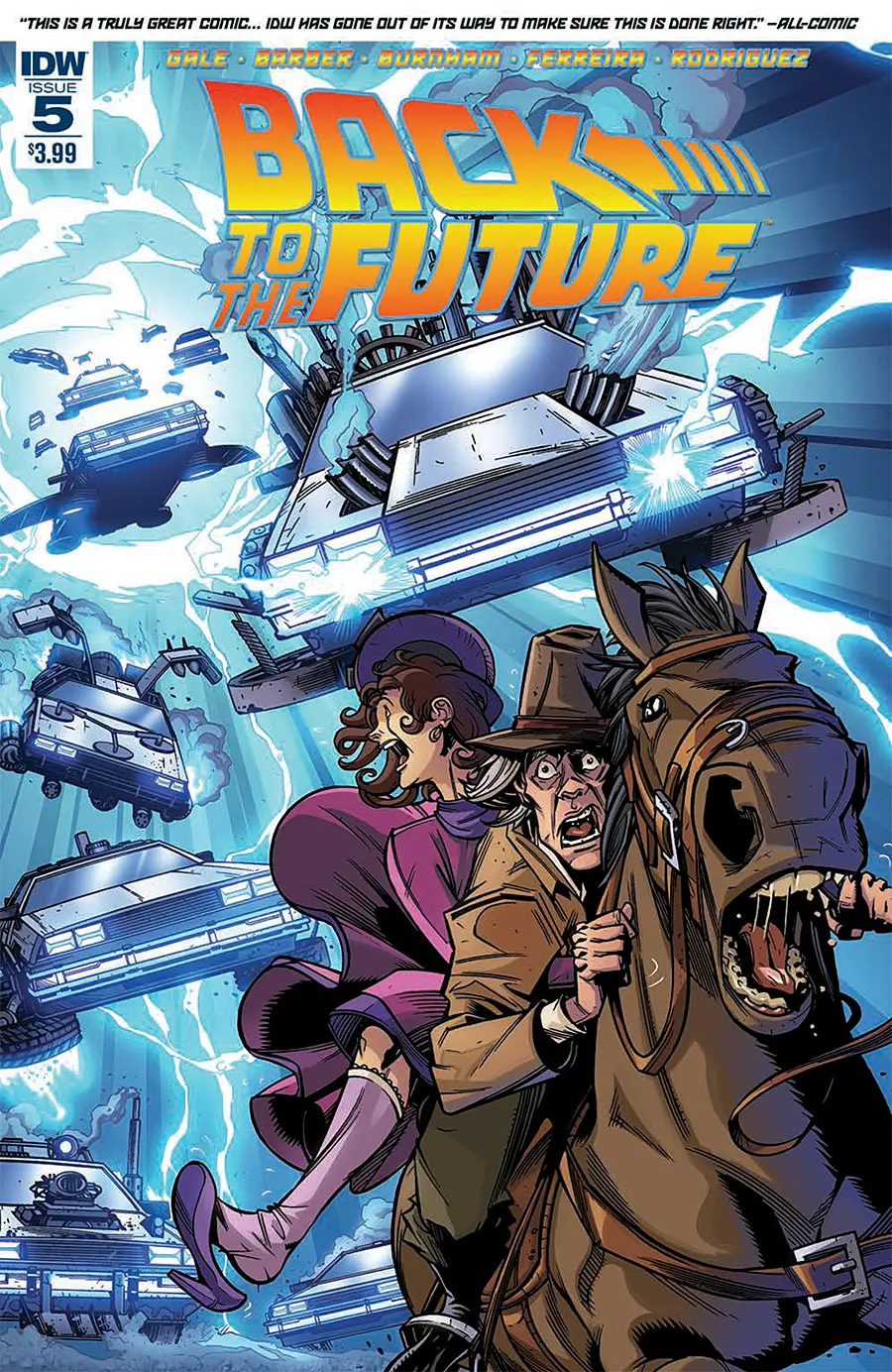 Back To The Future (Vol 1) #5 Vf 1