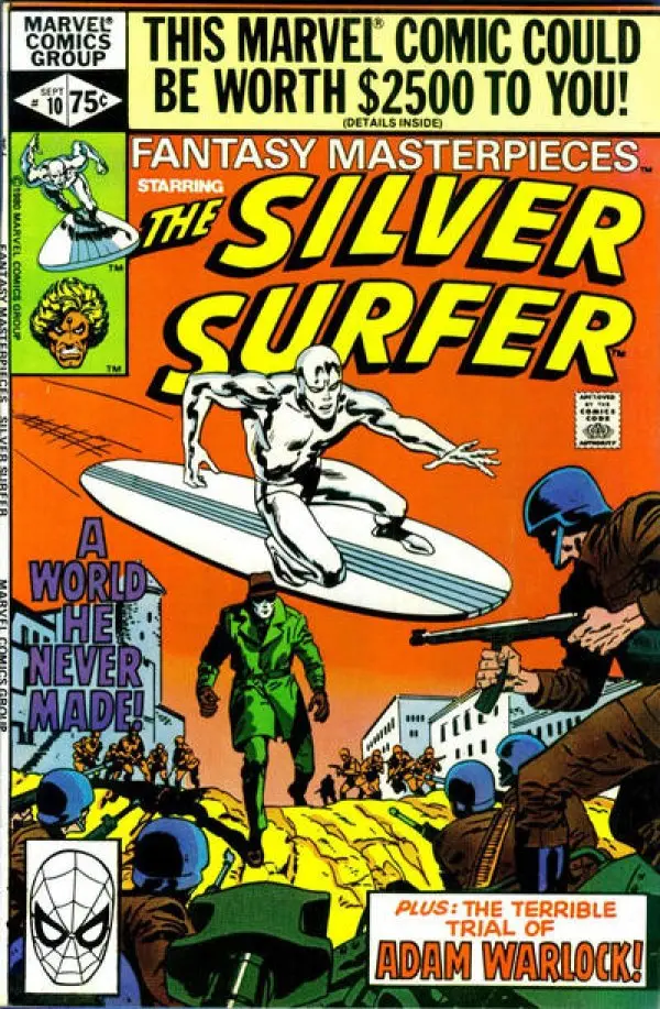 Fantasy Masterpieces... The Silver Surfer (Vol 2) #10 Vg 1