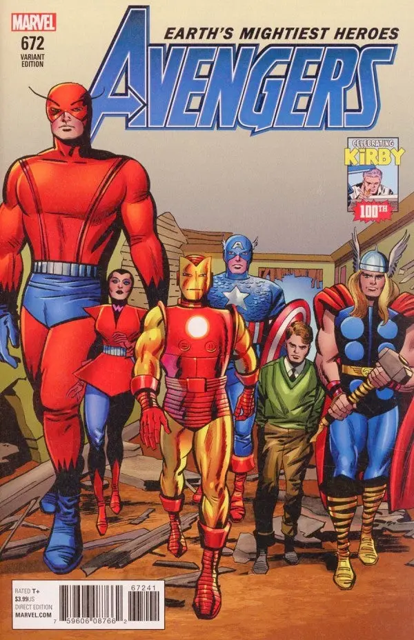 Avengers #672 Jack Kirby 100Th Anniversary Cover Vf 1